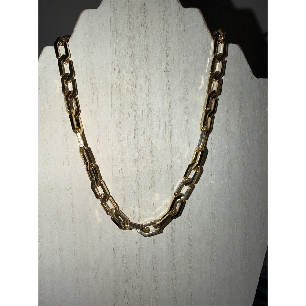 Marilyn Schiff Gold Chunky Chain Length‎ Necklace